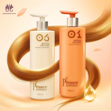 IS1 - IC1 Dầu Gội Xả Prosee Collagen 730ml – Phục Hồi Tóc Khô Xơ, Chẻ Ngọn & Gãy Rụng