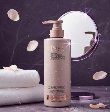 Dầu Gội Prosee Sakura Moisturizing Tím 500ml PS2 – Dành Cho Tóc Dầu, Chống Rụng Tóc