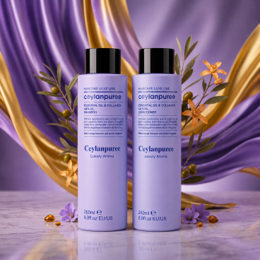 Cặp Dầu Gội/ Xả Cao Cấp Collagen Ceylanpuree Luxury Aroma CC1/CS1 260ml – Kiểm Soát Dầu