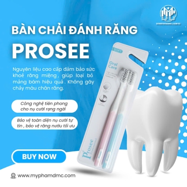 Combo 2 Bàn chải cao cấp Prosee BC01 (Vỉ 2 chiếc)